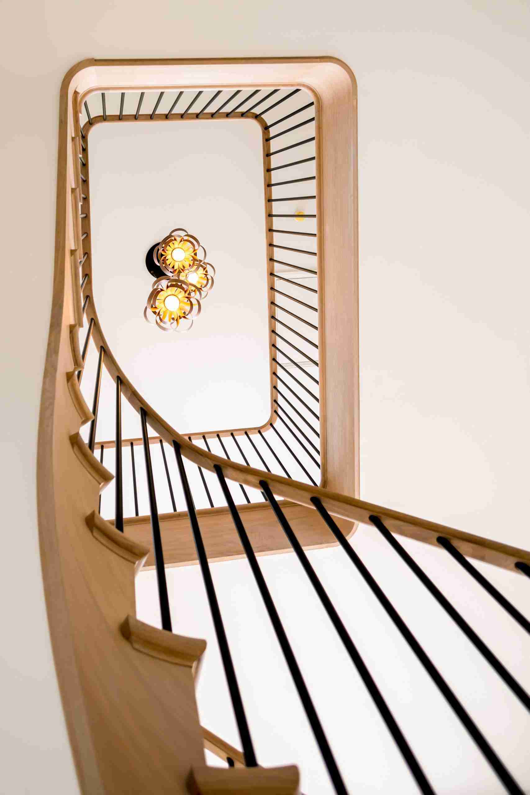 Curved Oak Staircase