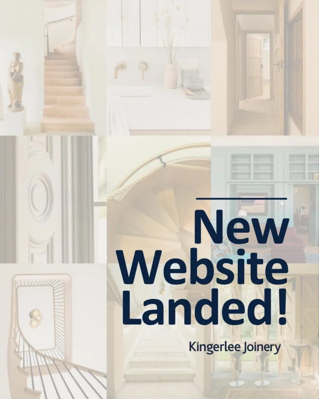 Have you noticed? We have a new website! 🥳  After a lot of behind-the-scenes work, our updated site is live. It’s a cleaner, simpler space that better reflects who we are and what we do, and we are so proud of it.  Feel free to take a look around via the link in our bio! #NewWebsite #WebsiteLaunch #KingerleeJoinery
